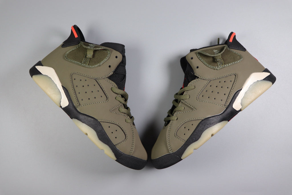 Joe 6 children's basketball shoes " olive green"
