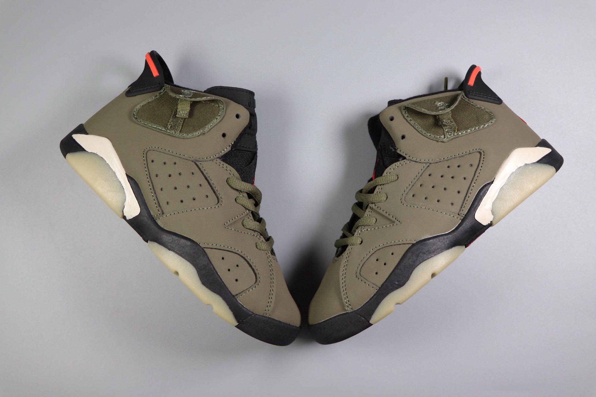 Joe 6 children's basketball shoes " olive green"
