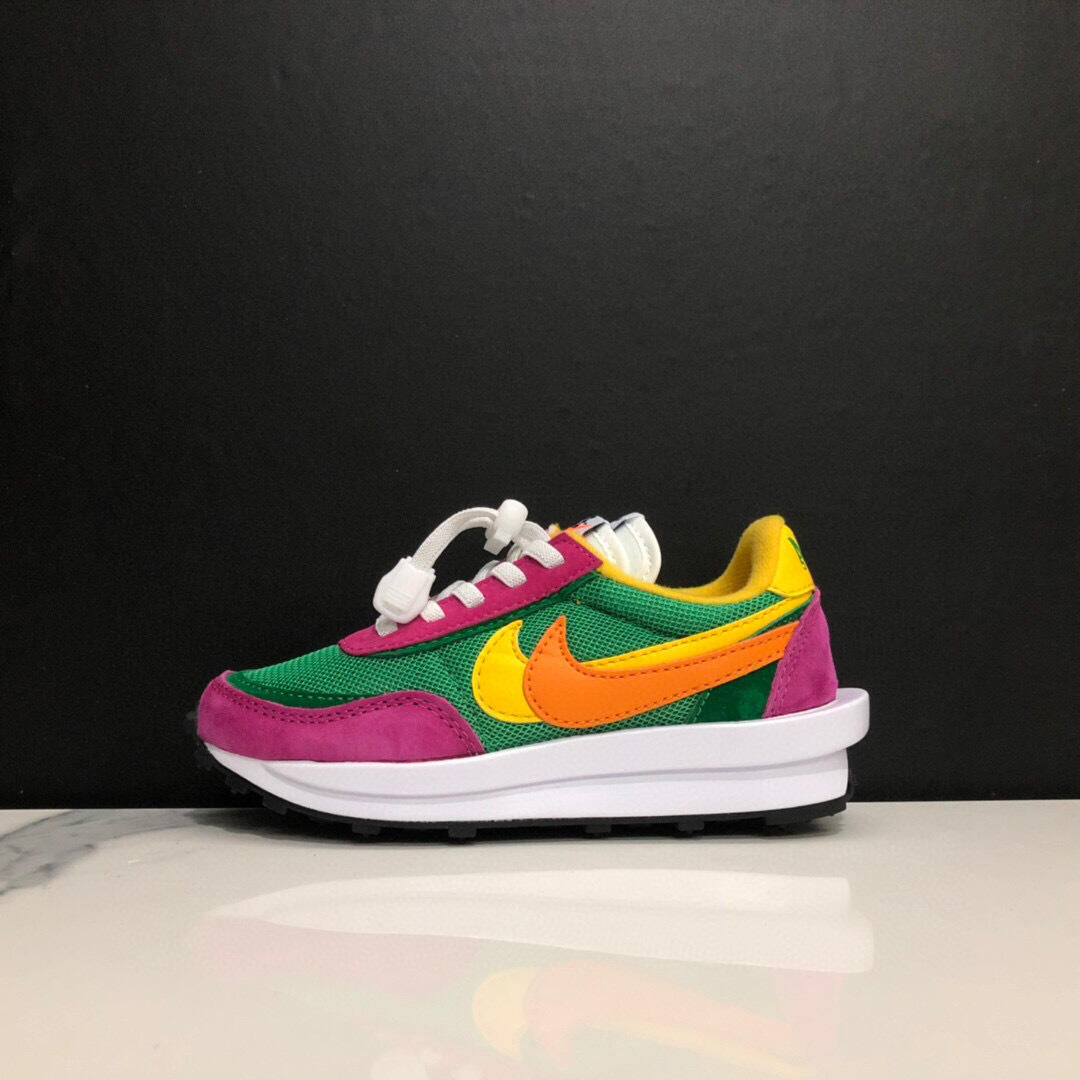 Nike Waffle Casual Jogging Shoes Deconstructed Double Hook