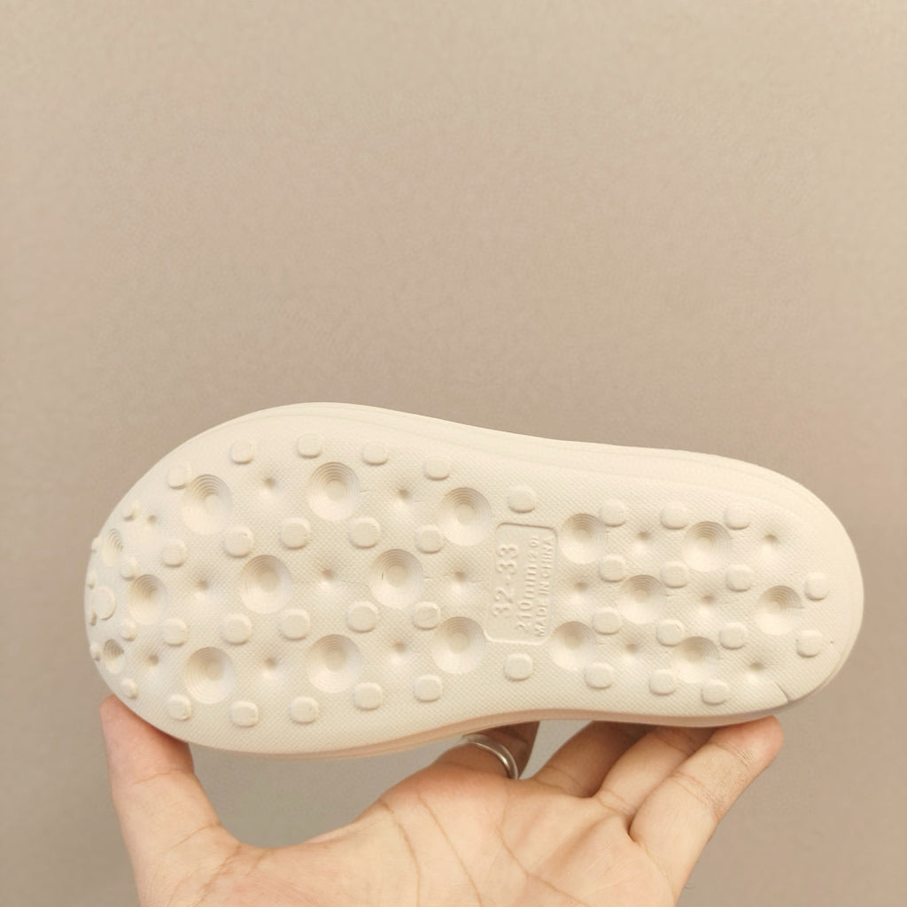 Nike hole beach sandals parent-child style" light beige"