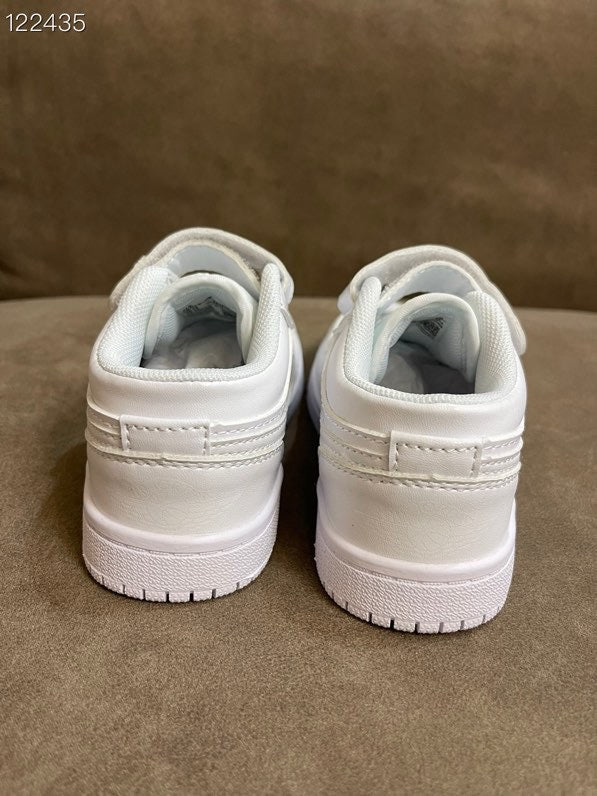 AIR JORDAN 1 low-top Velcro" white"