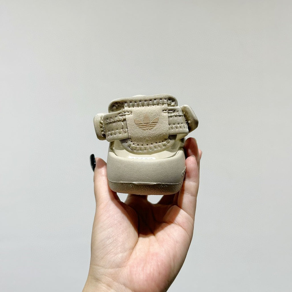 Adidas clover soft thick sole detachable two-wear children's sandals" cream"