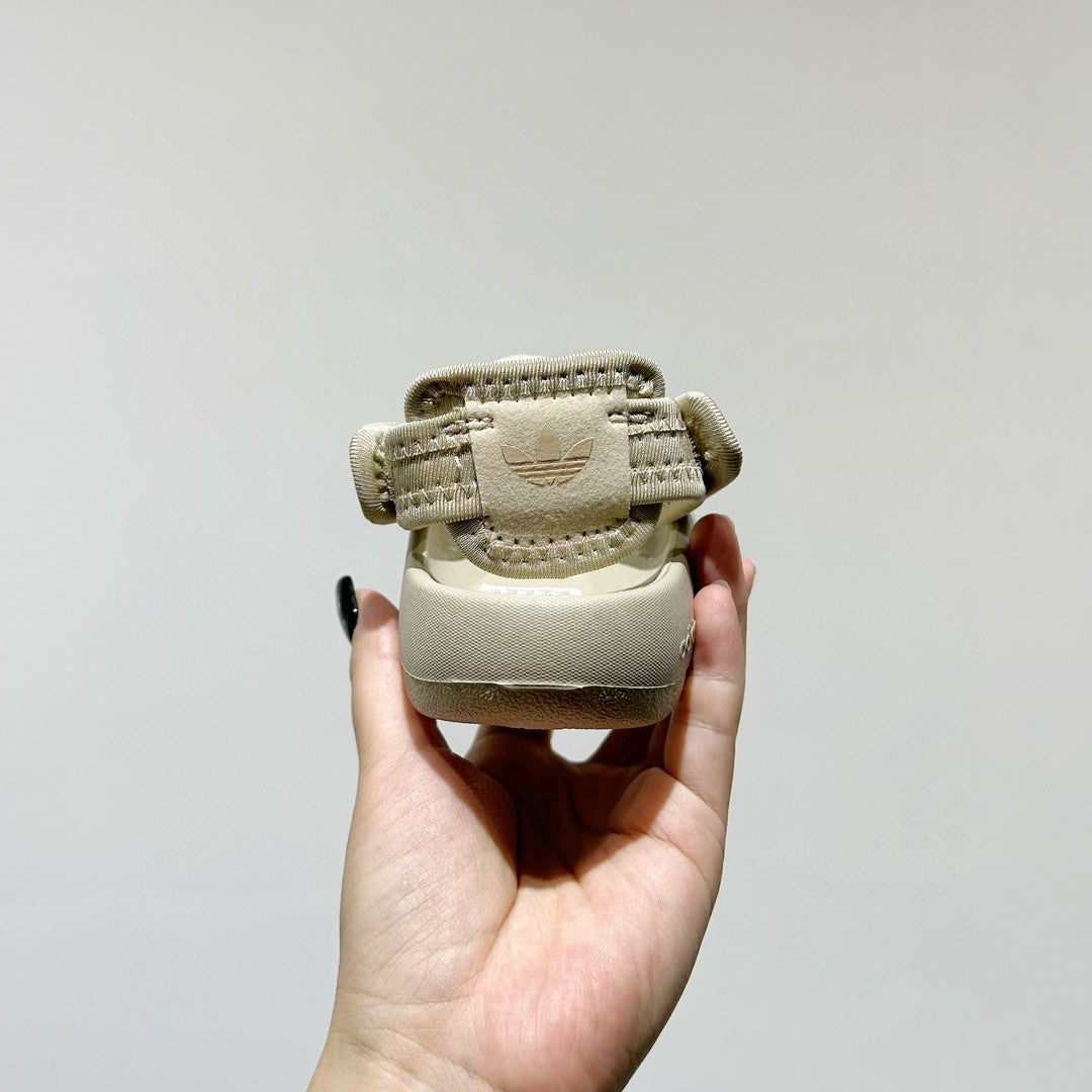 Adidas clover soft thick sole detachable two-wear children's sandals" cream"