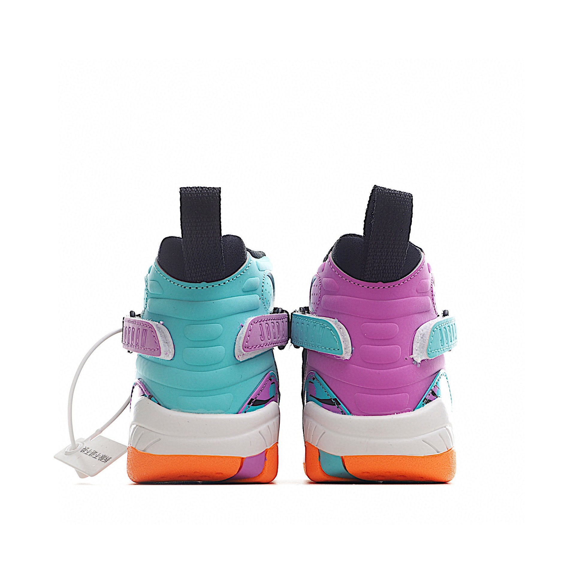 Joe 8 children's shoes sports shoes AJ-8 basketball shoes" black, purple, orange"