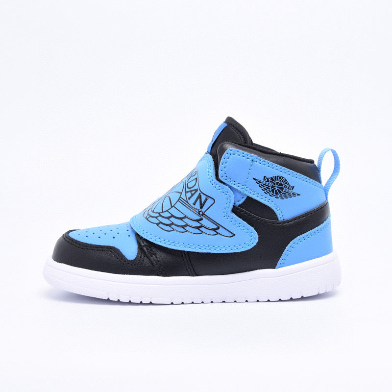 Jordan Wings Kids Shoes" black, blue"