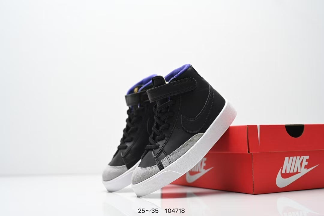 Nike Trail Blazers High-Top Velcro Kids Shoes