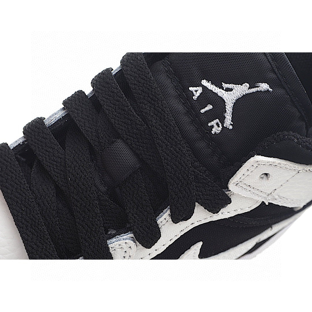 Joe 1 high top stitching joint model" white, black"