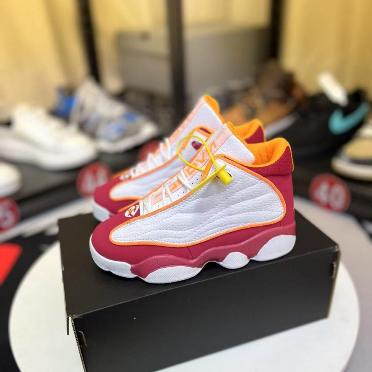 AJ-818 basketball shoes" white "