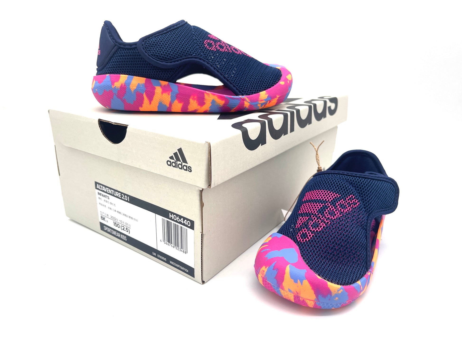 Adidas 2024 Baotou three-generation sandals "navy"