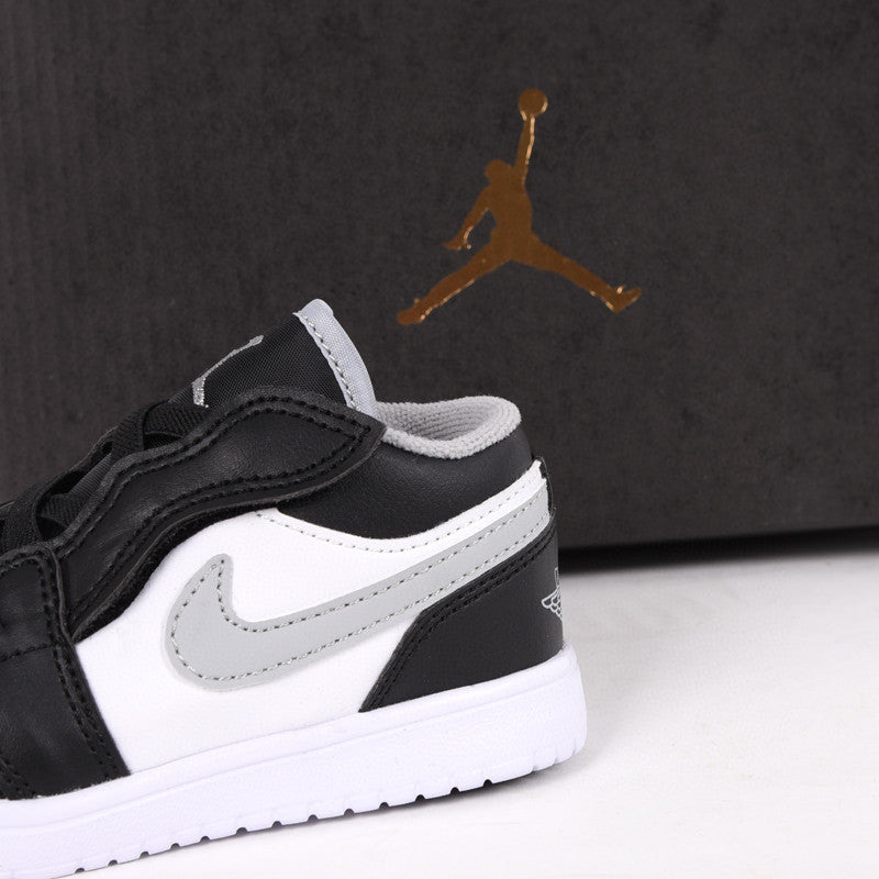Jordan low top elastic band" white, black, gray"