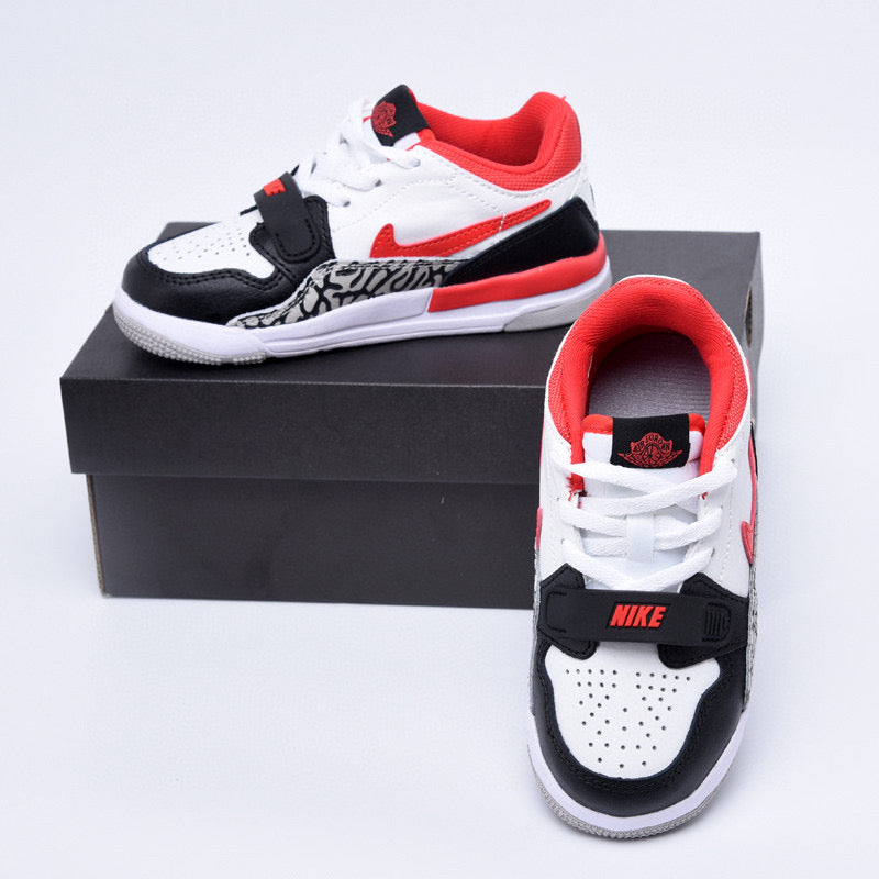 Jordan 312 low-top children's shoes" white, black, red"