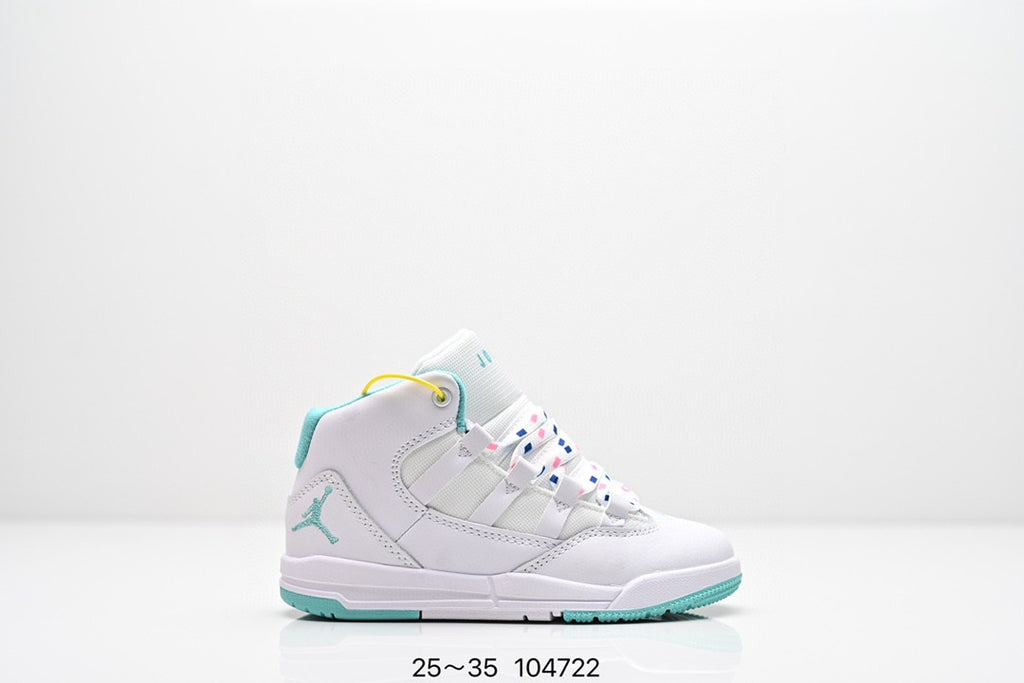 Children's shoes Air JORDAN MAXAUPA (PS)/ Basketball" white, turquoise"