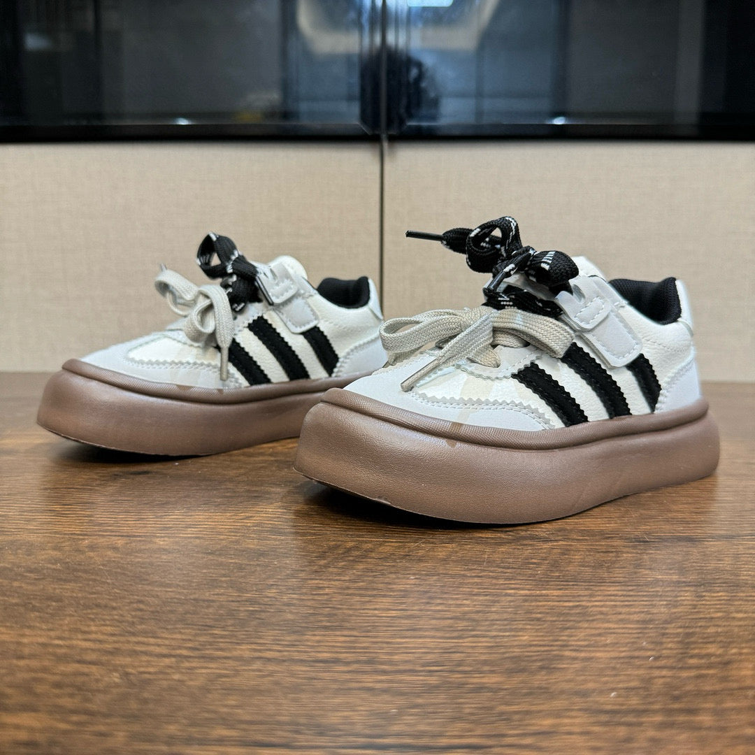 Adidas training invisible Velcro sneakers" white, black"