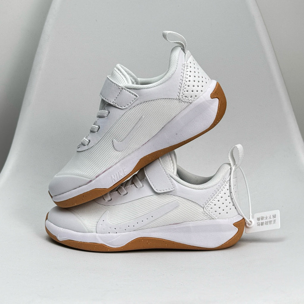 Nike ZOOM Moon Landing Children's Running Shoes" White"