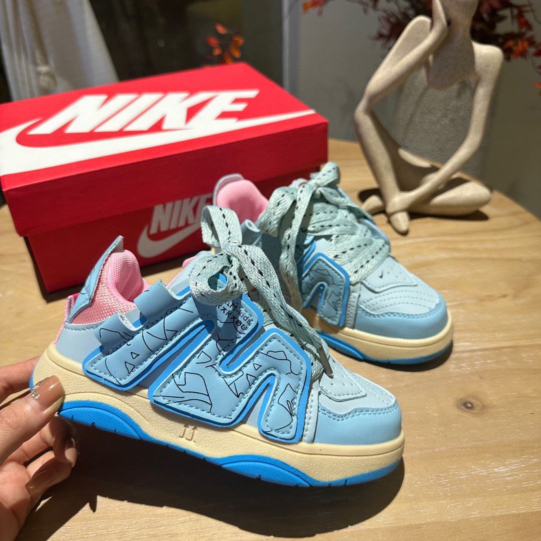 Nike overseas limited edition joint Velcro " sky blue"