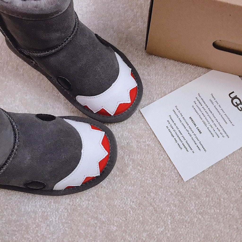 UGG children's shoes cartoon series" gray"