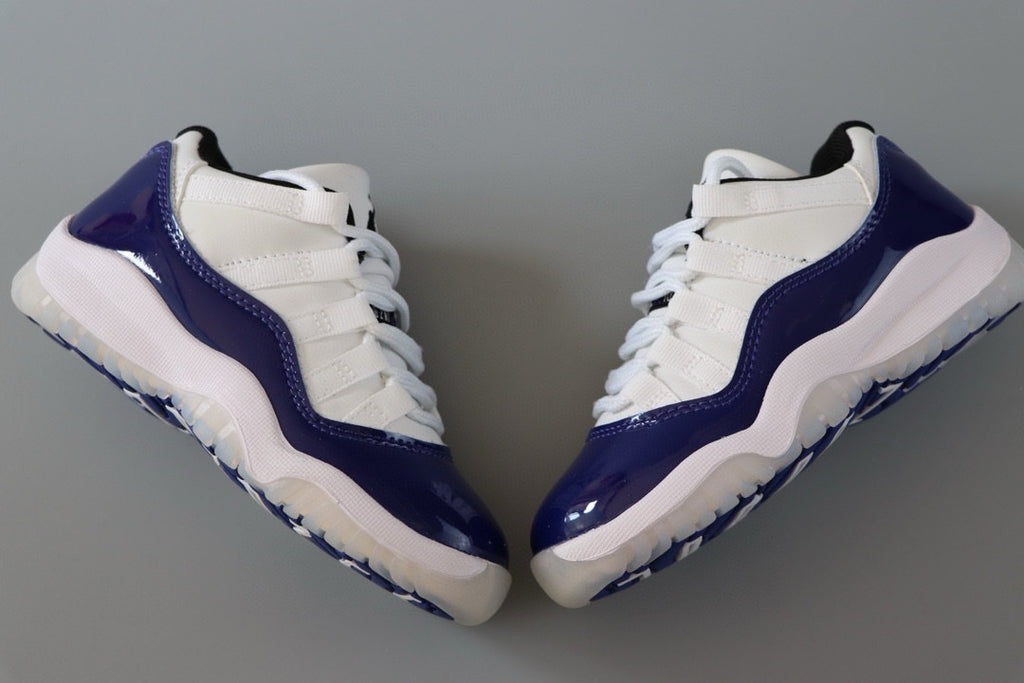 Joe 11 low-top children's shoes" white, blue"