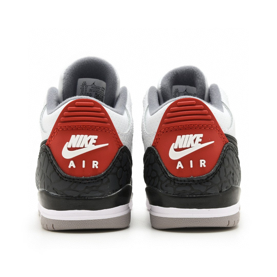Jordan AJ3 children's shoes" white, black"