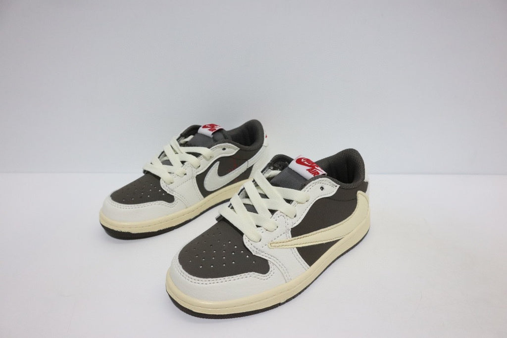 Jordan low-top hook series" white, cream, dark olive green"
