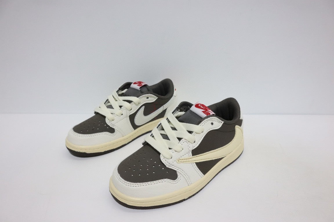 Jordan low-top hook series" white, cream, dark olive green"