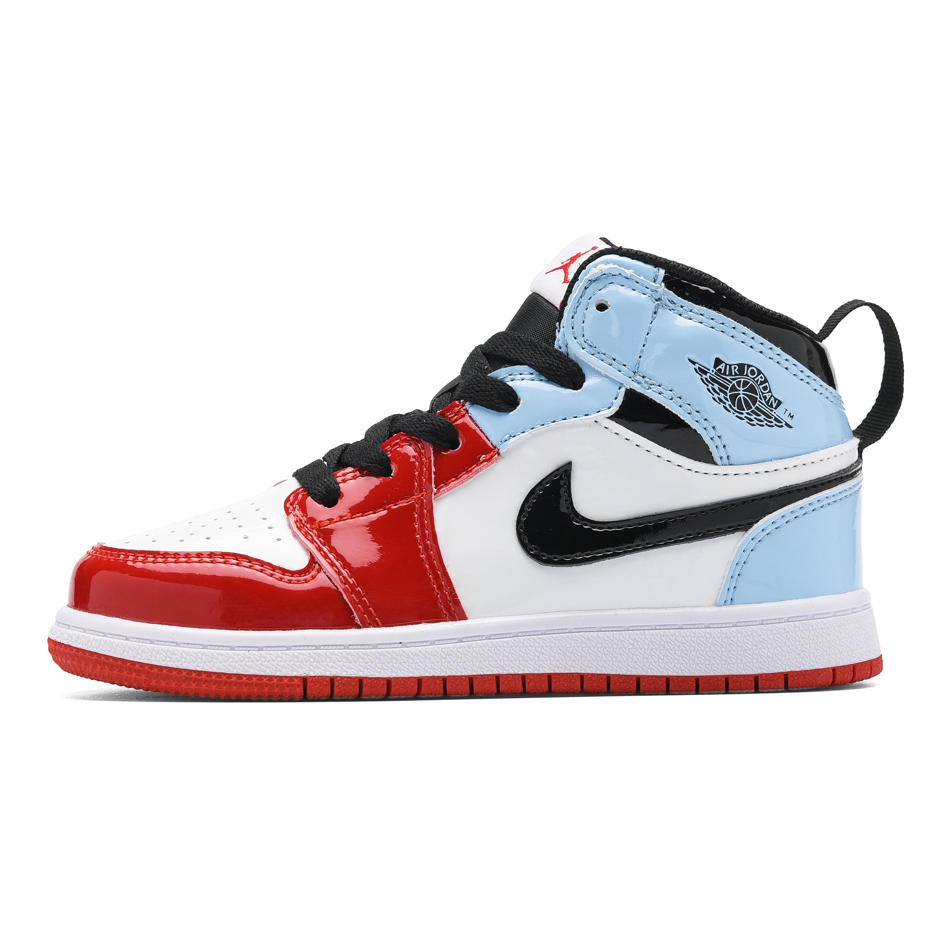 AJ-112" white, red, blue"