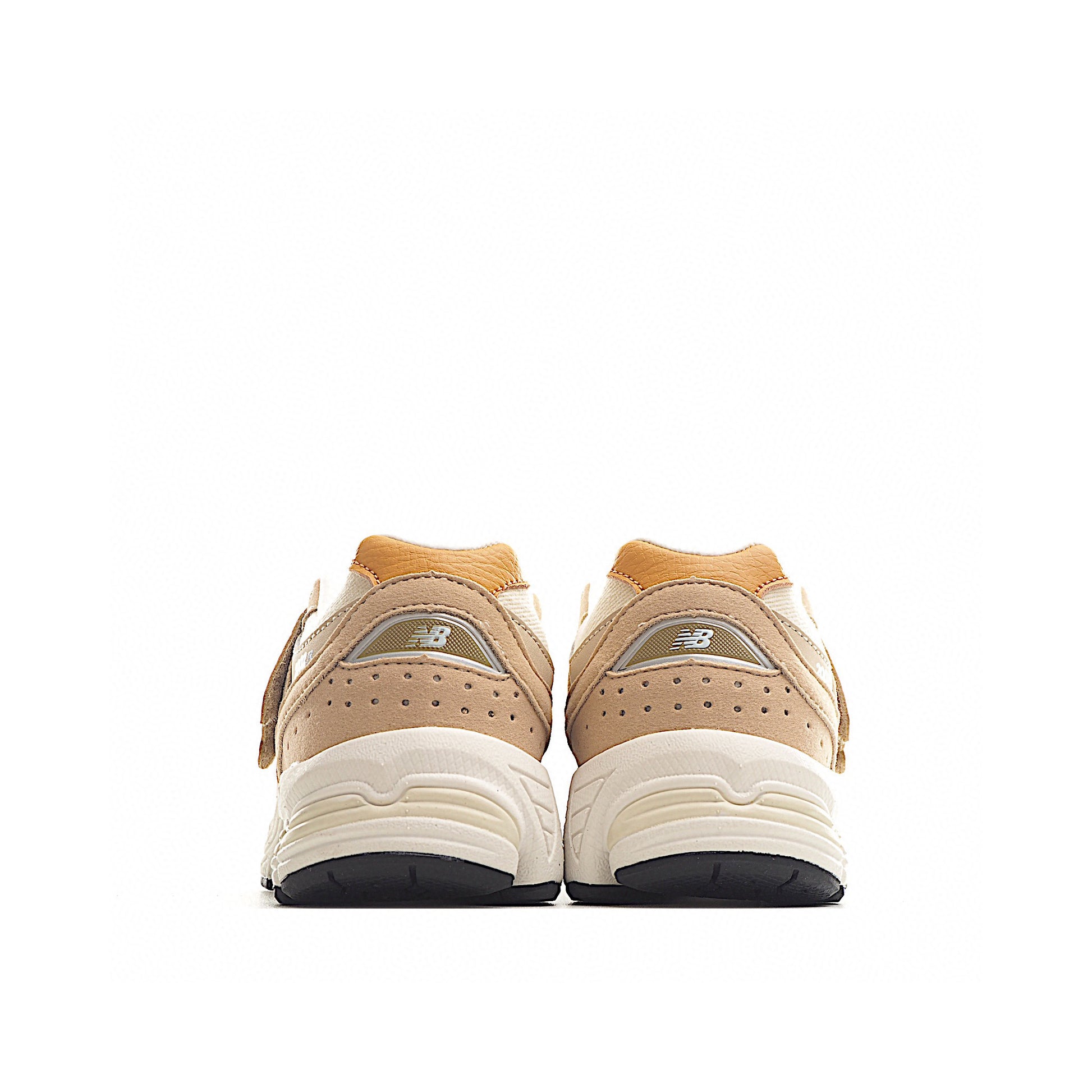 NB327 Rotating Buckle Waffle Gump Children's Shoes"beige"