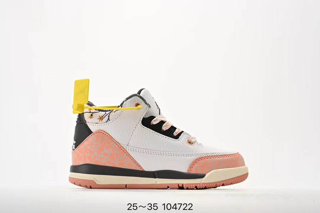 Joe 3" white, light orange"