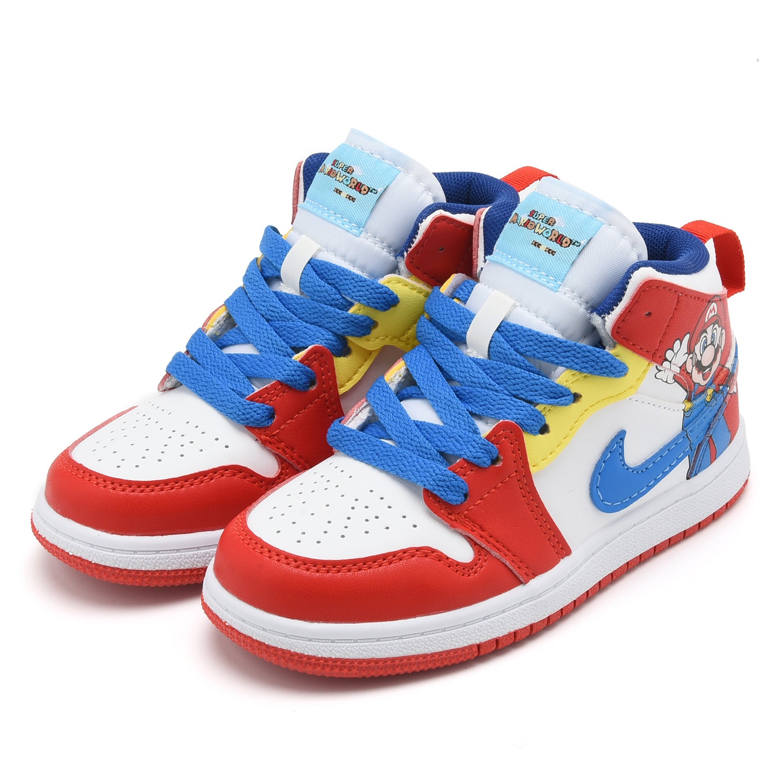 AJ-127" white, red"
