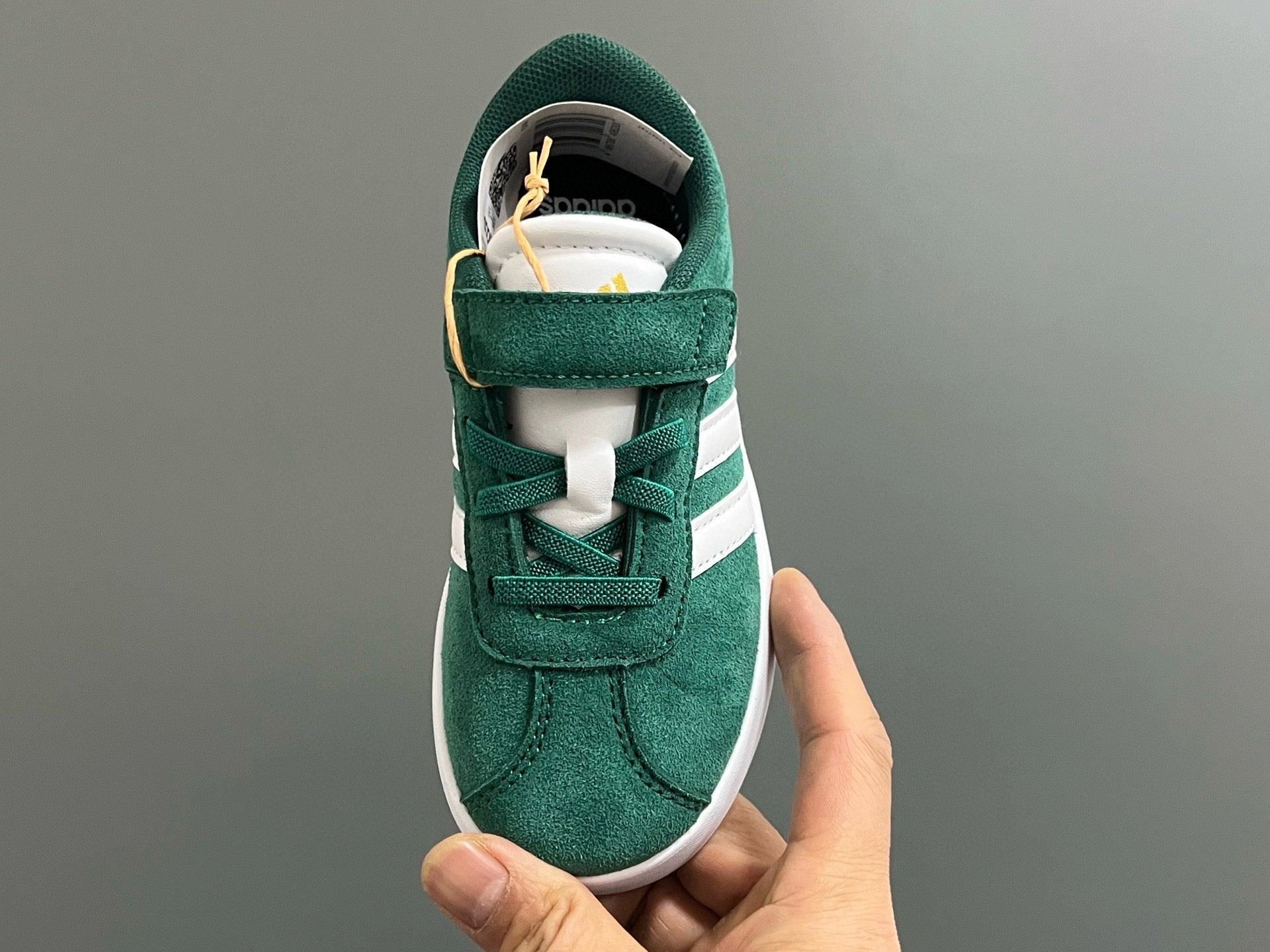 Adidas tennis shoes" dark green"