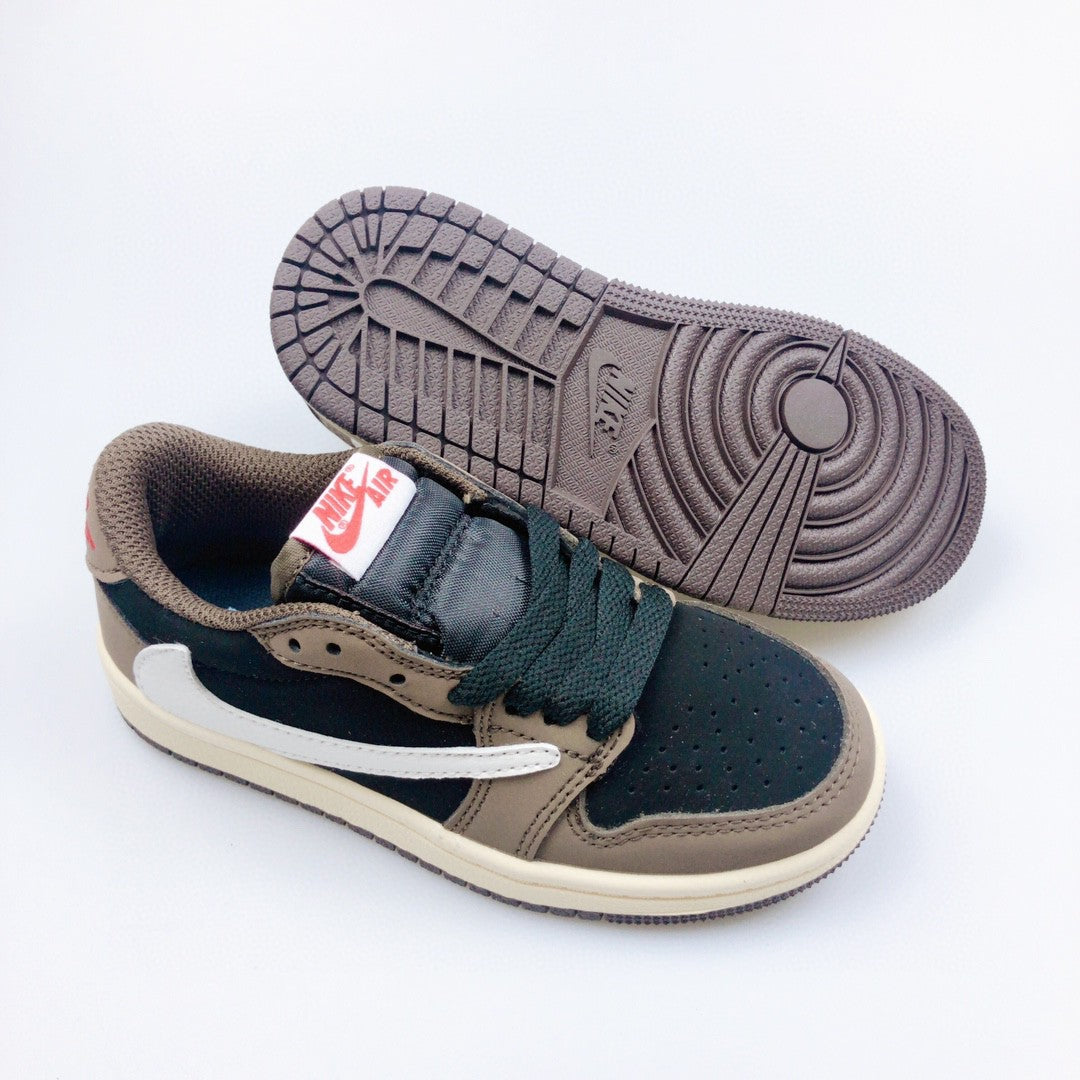 Jordan low-top reverse hook black warrior" brown, black"