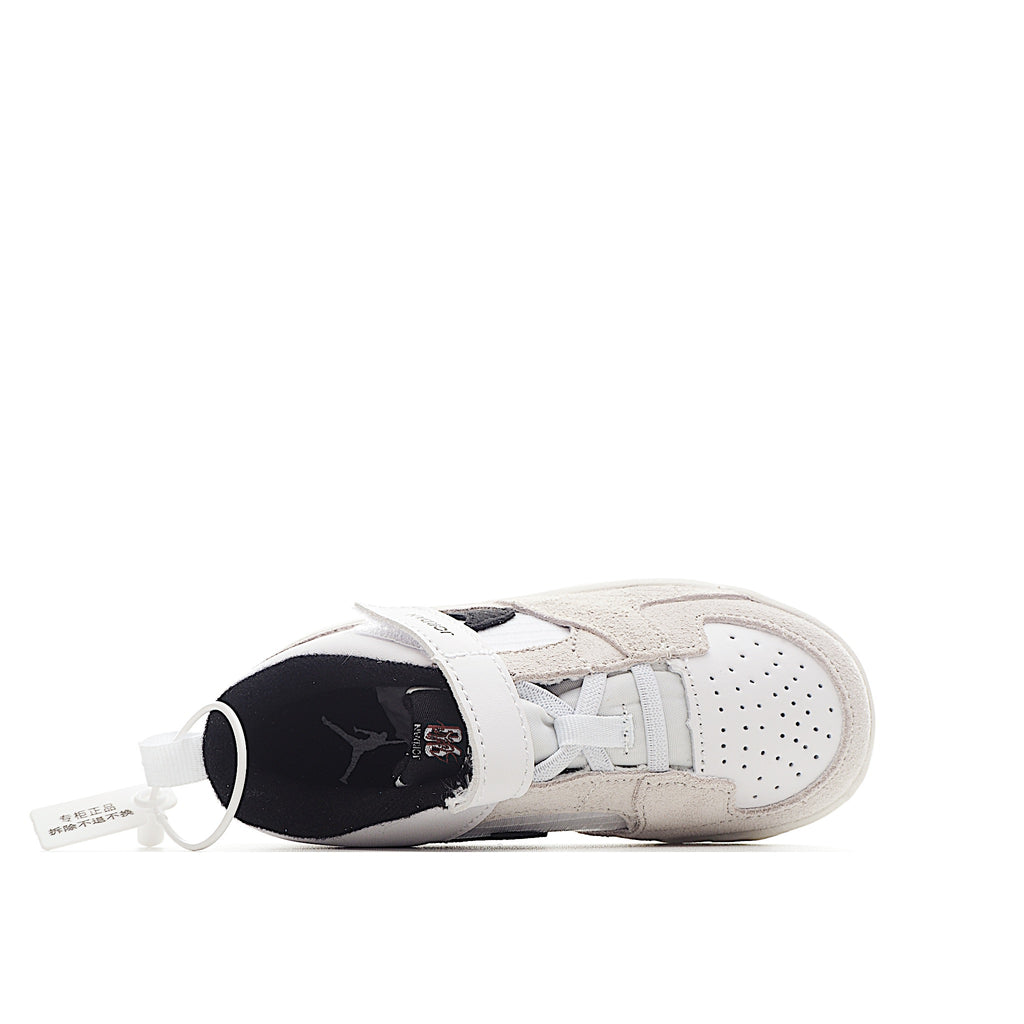 NK Jordan 90 children's casual shoes" light gray, black"