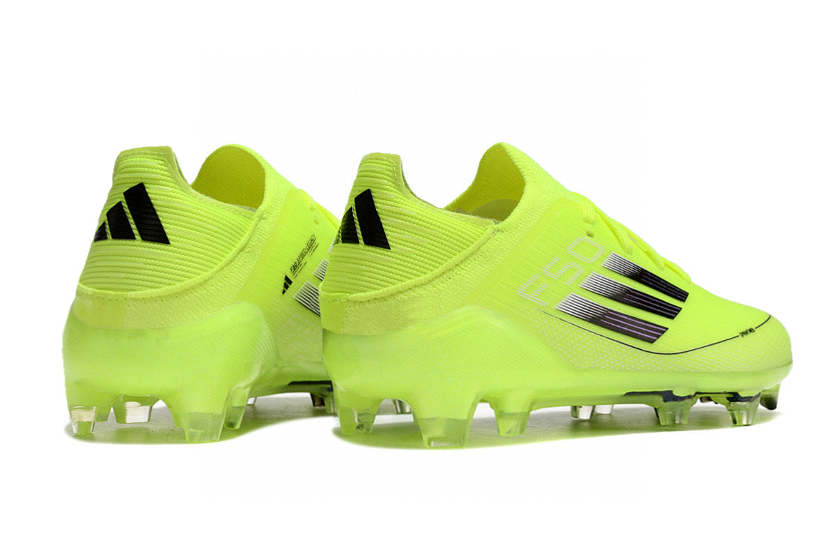 Adidas F50 knitted waterproof football shoes" green"