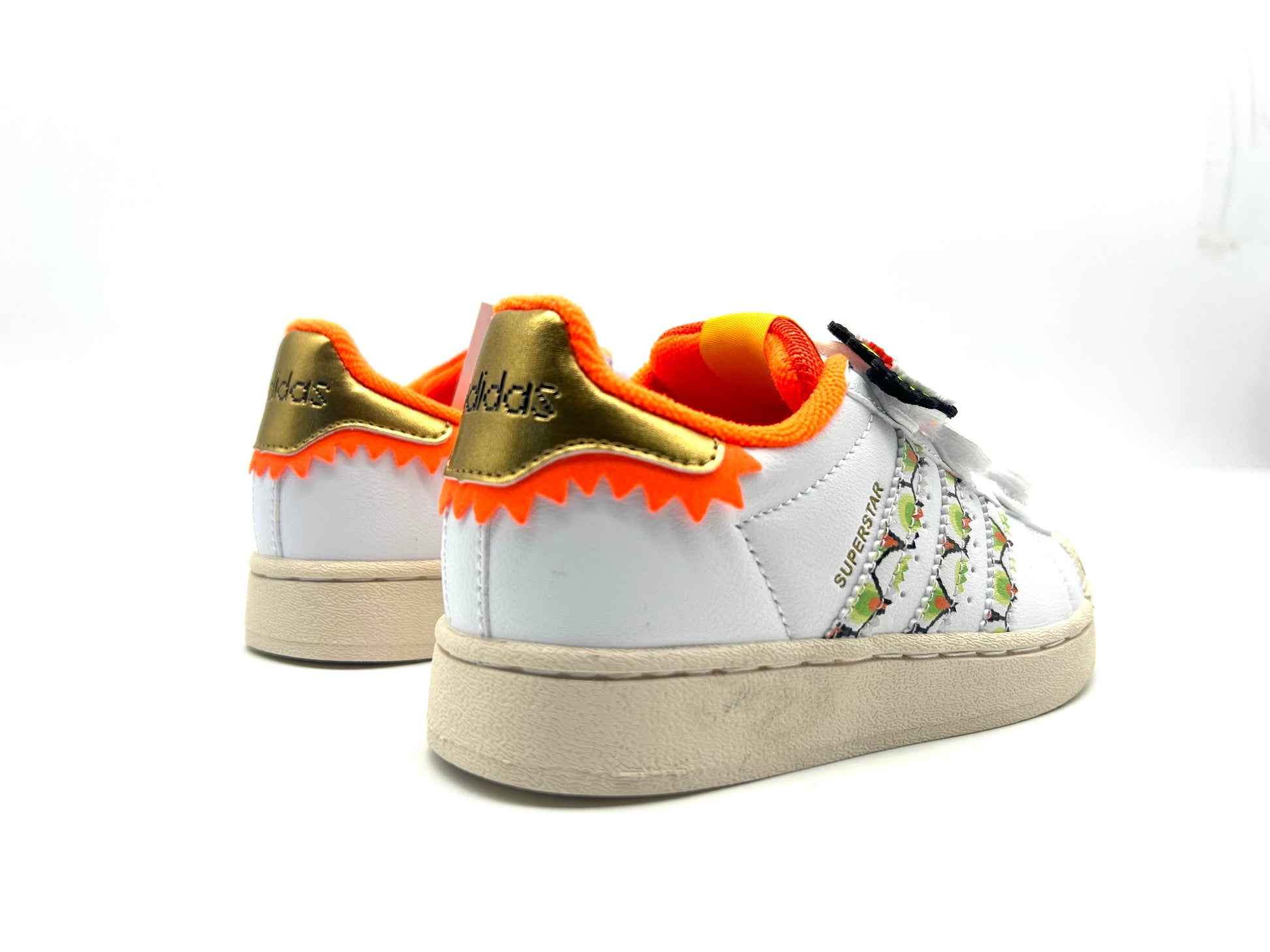 Adidas classic shell toe children's shoes" white, cream"