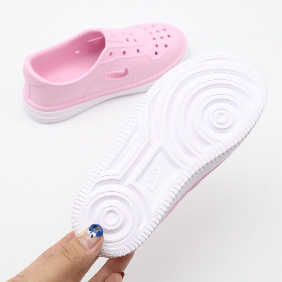 Nike Air Force Hole Shoes Beach Sandals" Pink"
