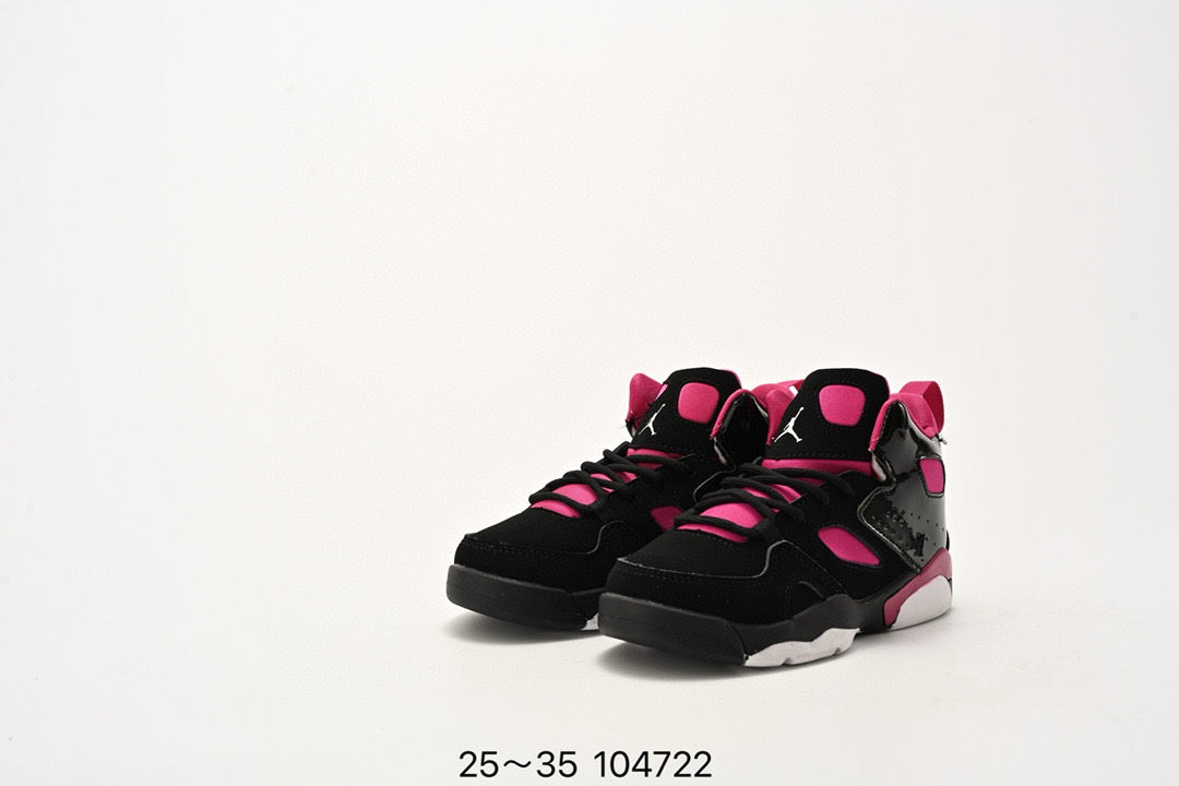Jordan Fltclb91 series basketball shoes" black, purple"