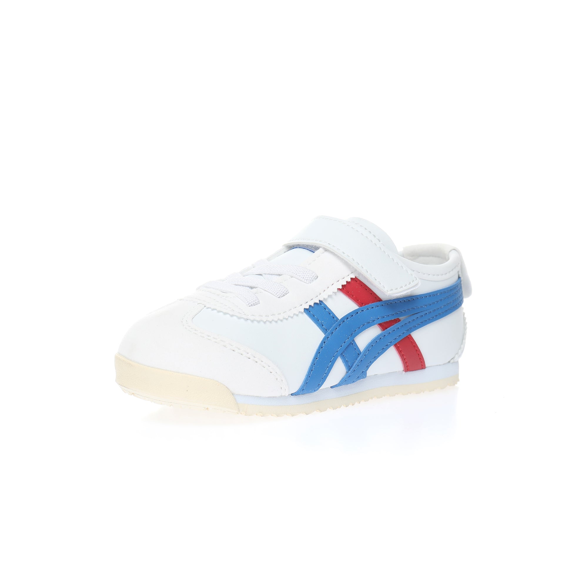 Asics Tiger" white, blue, red"