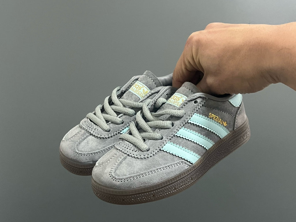 Adidas training 3 generation pig leather children's shoes" gray"