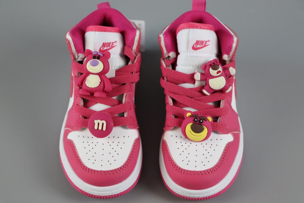 AJ-89 " hot pink, white"