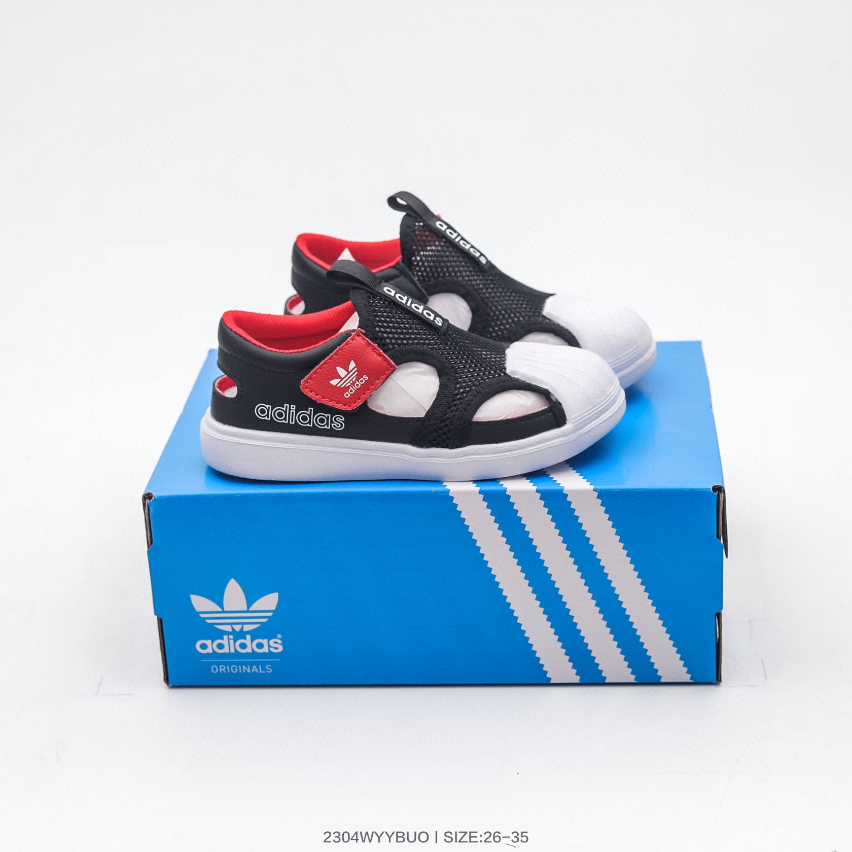 Adidas shell toe joint breathable mesh shoes" black"