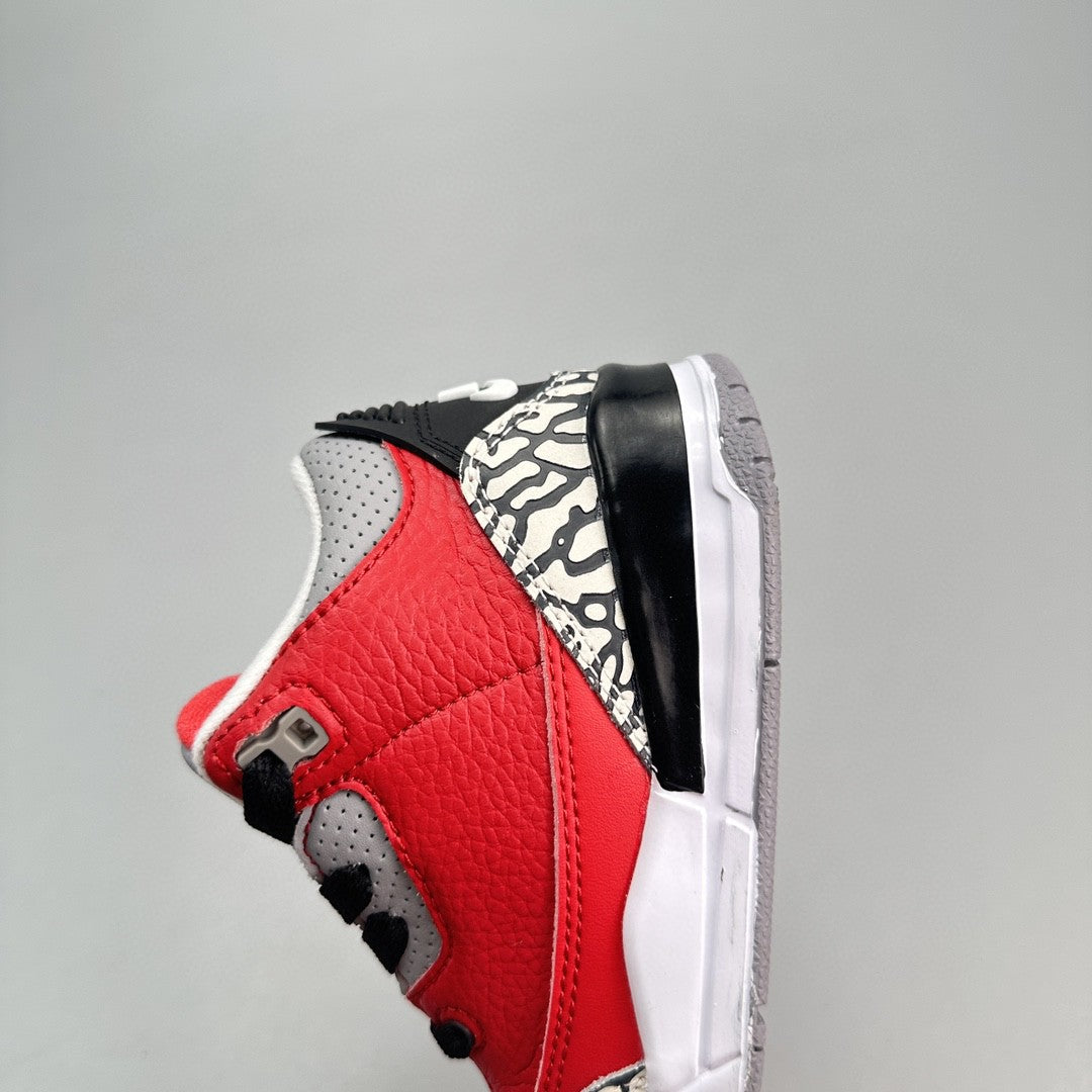 Jordan 3 children's shoes" red, white"