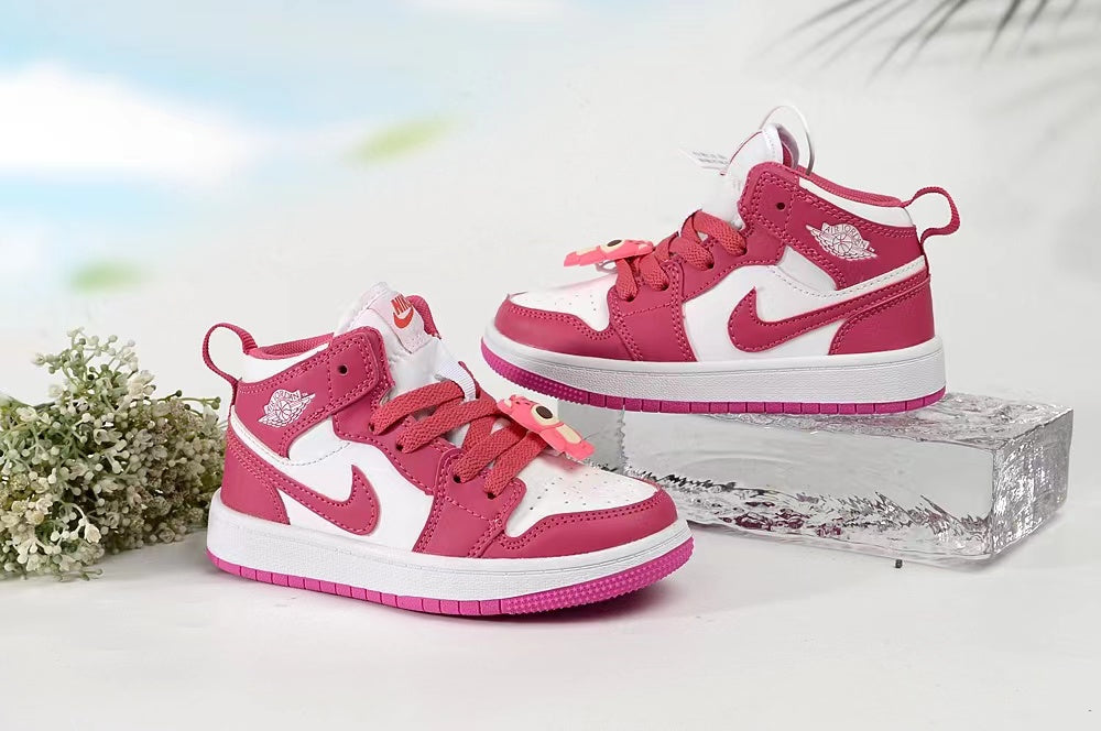 Joe 1AJ1 slip-on shoes for children" white, fuchsia"