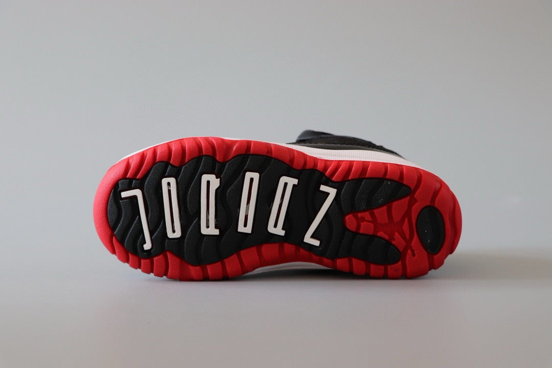 Joe 11 low-top children's shoes" black, white, red"