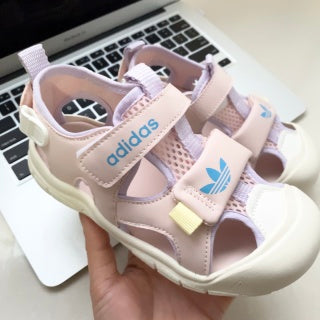 Adidas Velcro Stream Tracing Soft-soled Children's Beach Sandals" light pink"