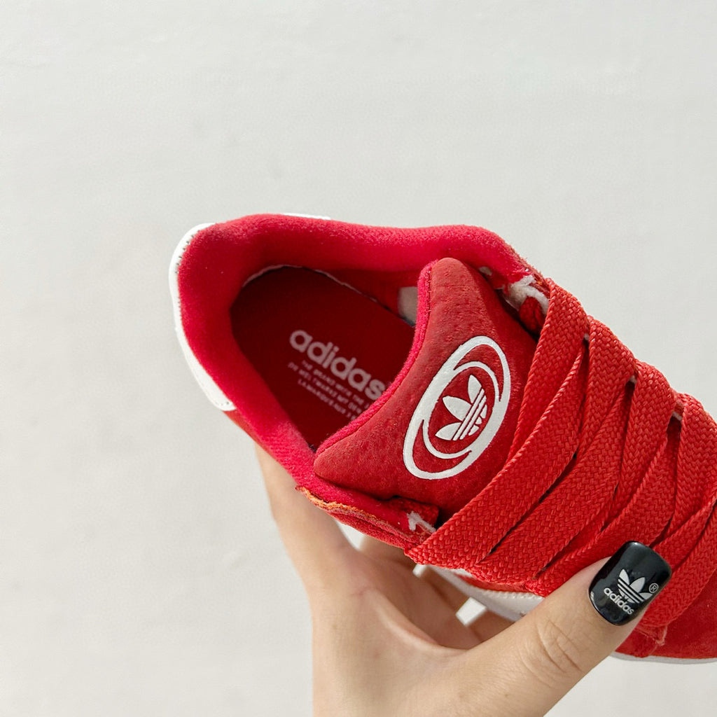 Adidas bread Dexter lace-up pig leather sneakers" red"
