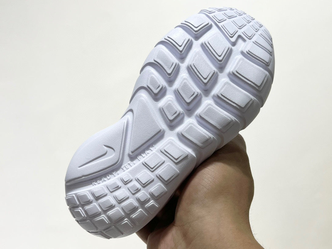 Nike's new barefoot slip" gray, blue"