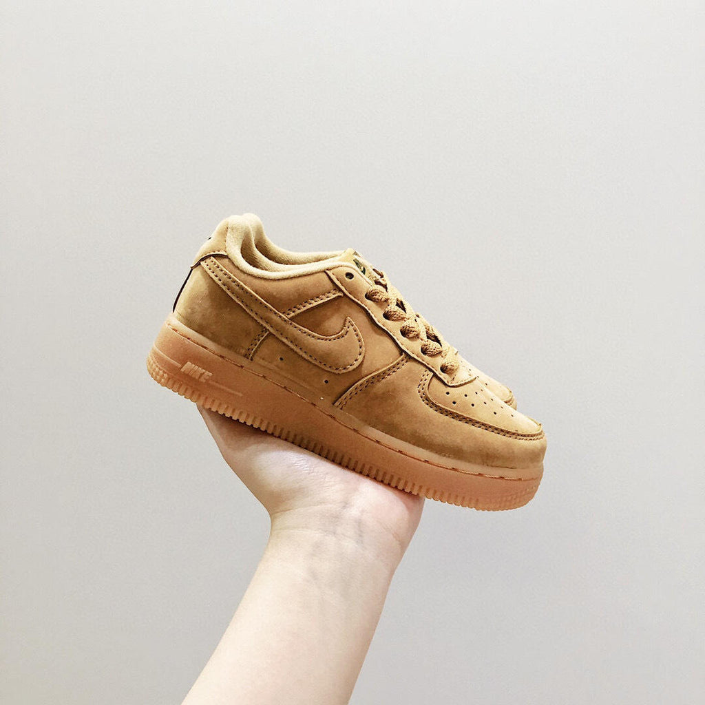 Air Force low-top lace-up sneakers" brown"