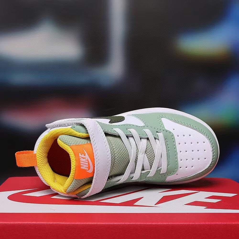 Air Force workwear mid-cut Velcro" white"