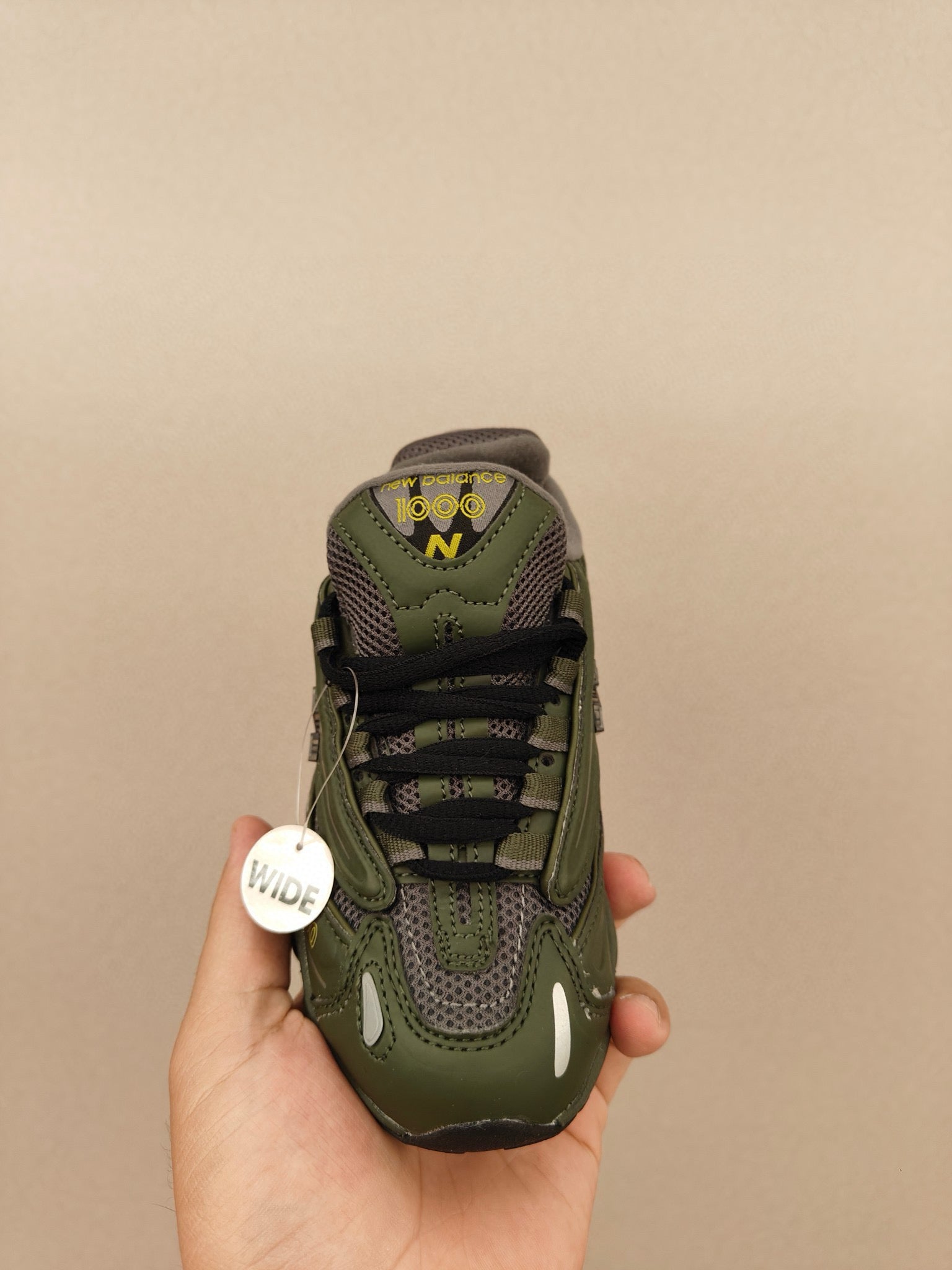 NB1000 lace-up children's shoes" olive green"