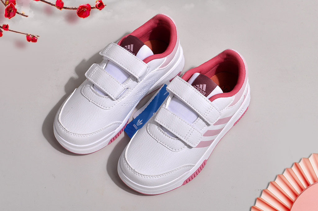 Adidas Velcro Sneakers" white, light pink"