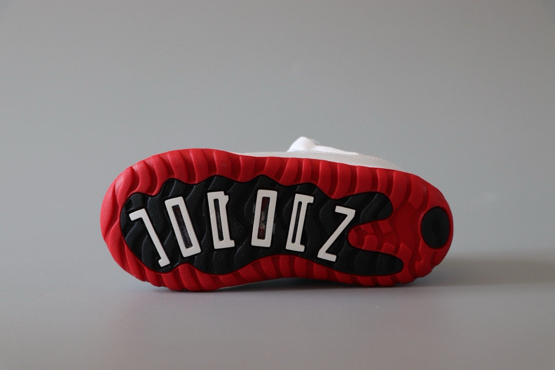 Joe 11 low-top children's shoes" white, red"